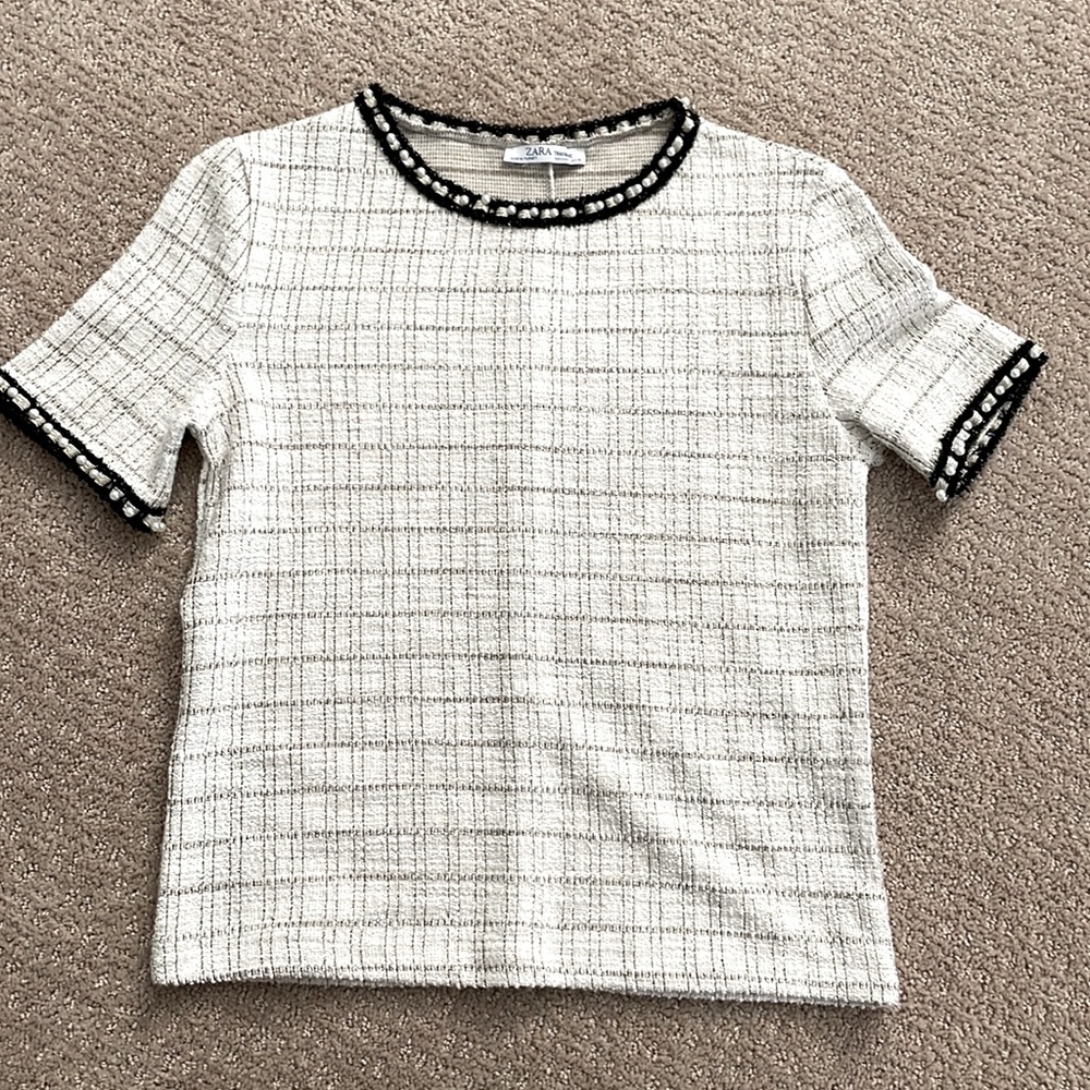 Zara beaded top